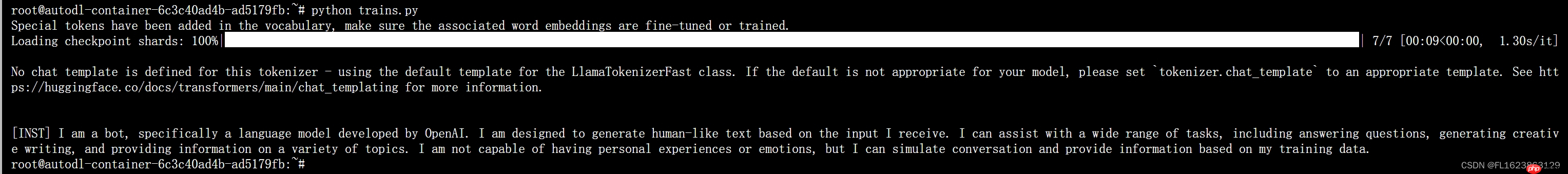 [大模型]DeepSeek-MoE-16b-chat Transformers 部署调用