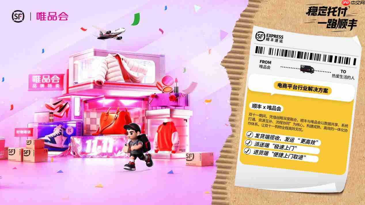 助力品牌迎战双·十一高峰，顺丰智慧供应链重塑电商物流体验