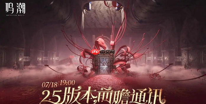 鸣潮2.5版本前瞻通讯是什么时候-鸣潮2.5版本前瞻通讯时间介绍