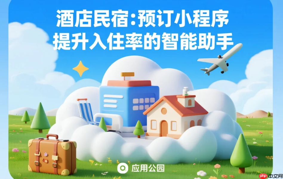 酒店民宿:预订小程序,提升入住率的智能助手