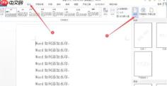 word2013怎么加文字水印-word2013加文字水印的方法