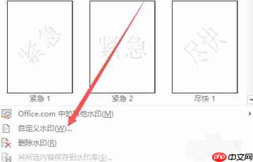 word2013怎么加文字水印-word2013加文字水印的方法