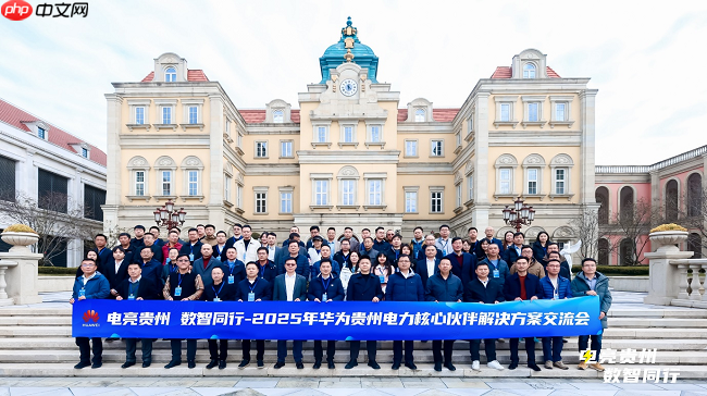 电亮贵州·数智同行  2025华为贵州电力核心伙伴解决方案交流会圆满举办