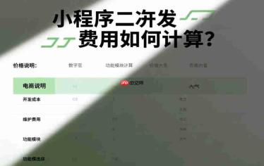 小程序二次开发费用如何计算?