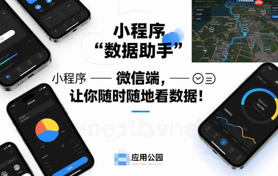 微信端小程序数据助手,移动端数据监控的随身管家