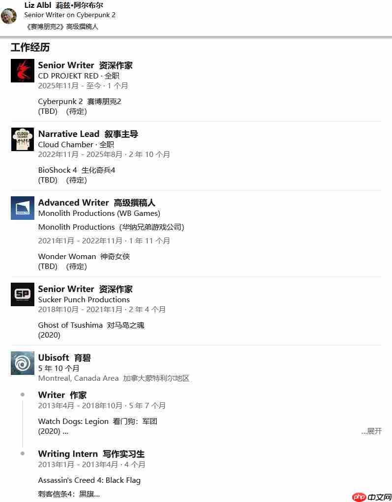 前《生化奇兵》设计师将参与赛博朋克2开发