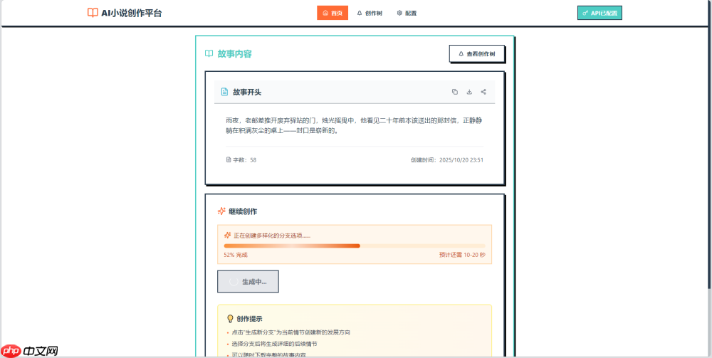 用户选剧情，AI写故事：CodeBuddy+GLM-4.6实现沉浸式小说创作体验