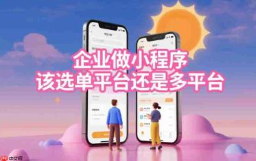 企业做小程序,该选单平台还是多平台?