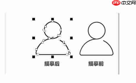 coreldraw怎么描摹轮廓-coreldraw描摹轮廓的方法