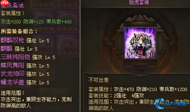 极驱虎套装终极攻略:后期最强装备合成与实战指南