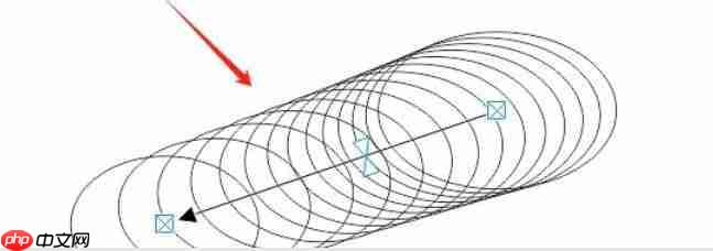 coreldraw怎么调和对象颜色与间距调整-coreldraw调和对象颜色与间距调整的方法