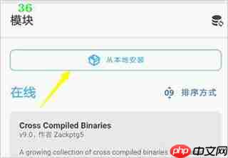 magisk怎么添加本地模块