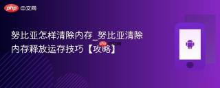 努比亚怎样清除内存_努比亚清除内存释放运存技巧【攻略】