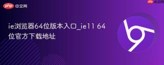 ie浏览器64位版本入口_ie11 64位官方下载地址