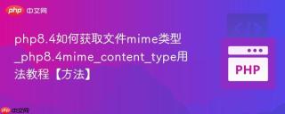 php8.4如何获取文件mime类型_php8.4mime_content_type用法教程【方法】