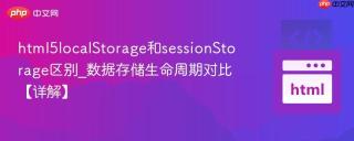 html5localstorage和sessionstorage区别_数据存储生命周期对比【详解】