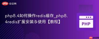 php8.4如何操作redis缓存_php8.4redis扩展安装与使用【教程】
