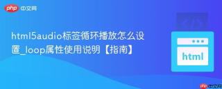 html5audio标签循环播放怎么设置_loop属性使用说明【指南】