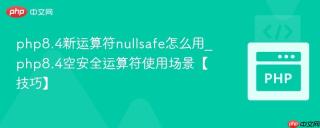 php8.4新运算符nullsafe怎么用_php8.4空安全运算符使用场景【技巧】
