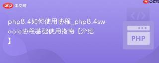 php8.4如何使用协程_php8.4swoole协程基础使用指南【介绍】
