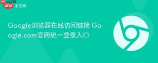 Google浏览器在线访问链接 Google.com官网统一登录入口