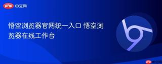 悟空浏览器官网统一入口 悟空浏览器在线工作台