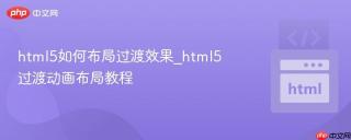 html5如何布局过渡效果_html5过渡动画布局教程