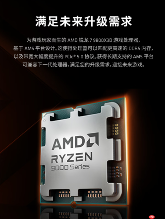 新年游戏攒机唯一真神AMD 锐龙7 9800X3D热卖推荐