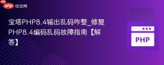 宝塔PHP8.4输出乱码咋整_修复PHP8.4编码乱码故障指南【解答】