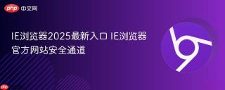 IE浏览器2025最新入口 IE浏览器官方网站安全通道
