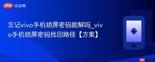 忘记vivo手机锁屏密码能解吗_vivo手机锁屏密码找回路径【方案】