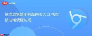 悟空浏览器手机版网页入口 悟空移动端便捷访问