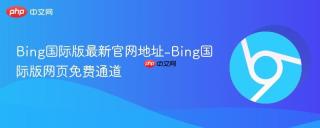 Bing国际版最新官网地址-Bing国际版网页免费通道