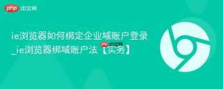 ie浏览器如何绑定企业域账户登录_ie浏览器绑域账户法【实务】