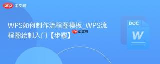 wps如何制作流程图模板_wps流程图绘制入门【步骤】
