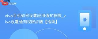 vivo手机如何设置应用通知权限_vivo设置通知权限步骤【指南】