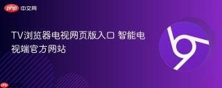 TV浏览器电视网页版入口 智能电视端官方网站