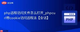 php远程访问文件怎么打开_phpcurl带cookie访问远程法【会话】