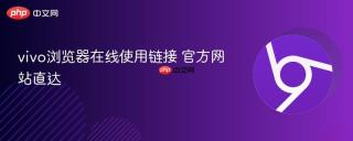 vivo浏览器在线使用链接 官方网站直达