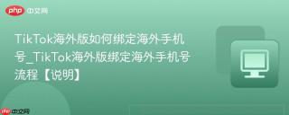 TikTok海外版如何绑定海外手机号_TikTok海外版绑定海外手机号流程【说明】