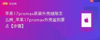 苹果17promax原装外壳缝隙怎么辨_苹果17promax外壳鉴别要点【步骤】
