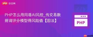 PHP怎么用同盾AI风控_传交易数据调评分模型得风险值【固法】