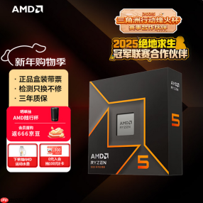 DDR5平台才是优选AMD 锐龙5 9600X陪你战未来