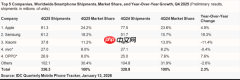 2025年四季度OPPO国内逆势增长10.2% 国产阵营唯一