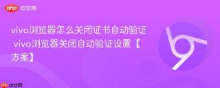 vivo浏览器怎么关闭证书自动验证 vivo浏览器关闭自动验证设置【方案】