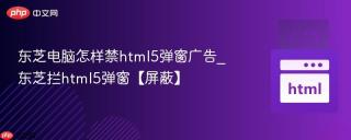 东芝电脑怎样禁html5弹窗广告_东芝拦html5弹窗【屏蔽】