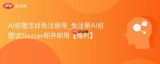 AI抠图怎样免注册用_免注册AI抠图试Slazzer即开即用【福利】