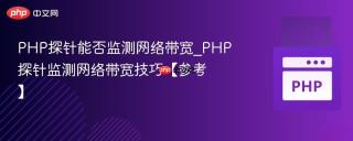 PHP探针能否监测网络带宽_PHP探针监测网络带宽技巧【参考】