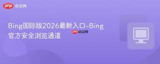 Bing国际版2026最新入口-Bing官方安全浏览通道