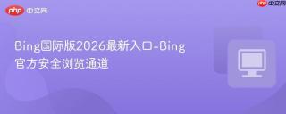 bing国际版2026最新入口-bing官方安全浏览通道